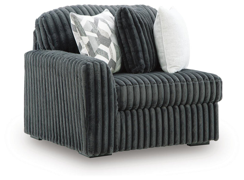 Midnight-Madness Left-Arm Facing Corner Chair