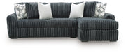 Midnight-Madness 2-Piece Sectional Sofa Chaise