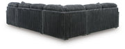 Midnight-Madness 4-Piece Sectional with Chaise