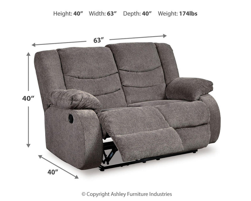 Tulen Reclining Loveseat and Recliner