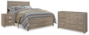 Culverbach Queen Panel Bed, Dresser and Nightstand