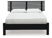 Danziar Full Panel Slat Bed, Dresser and Mirror
