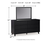 Danziar Queen Bed, Dresser, Mirror, Chest and Nightstand
