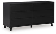 Danziar Queen Panel Bed and Dresser