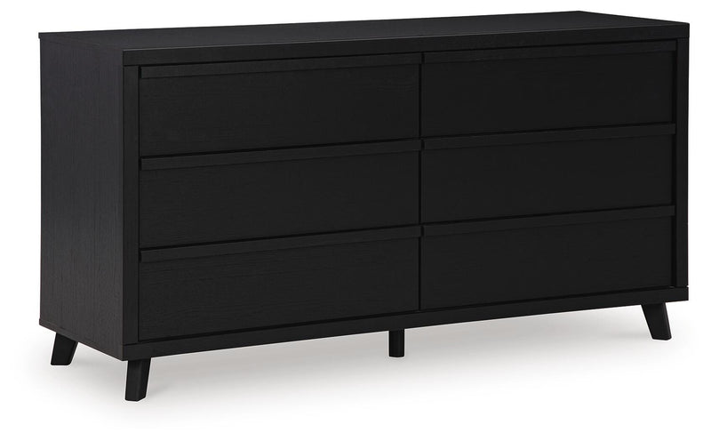 Danziar Queen Panel Bed and Dresser