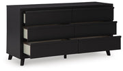 Danziar Queen Panel Bed, 2 Dressers and Nightstand