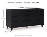 Danziar Queen Panel Bed and Dresser