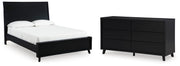 Danziar Queen Panel Bed and Dresser