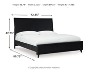 Danziar Queen Panel Bed, Chest and Nightstand