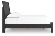 Danziar Full Panel Bed, Dresser and Mirror