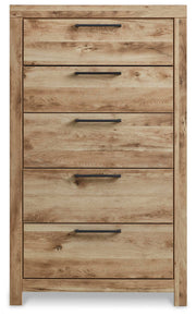 Hyanna Queen Panel Headboard, Dresser, Mirror and Chest