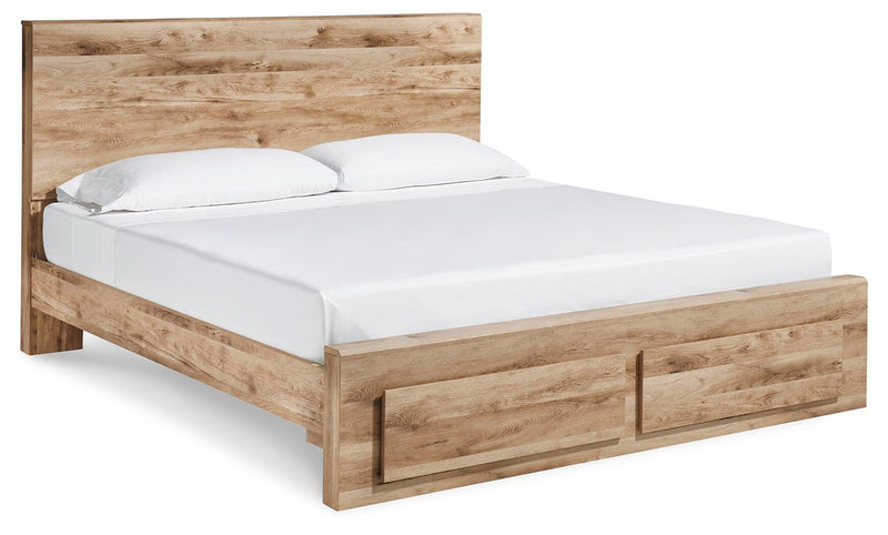 Hyanna Queen Panel Storage Bed, Dresser and Nightstand