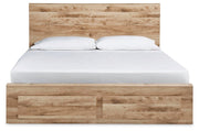 Hyanna King Panel Storage Bed with Dresser and Nightstand