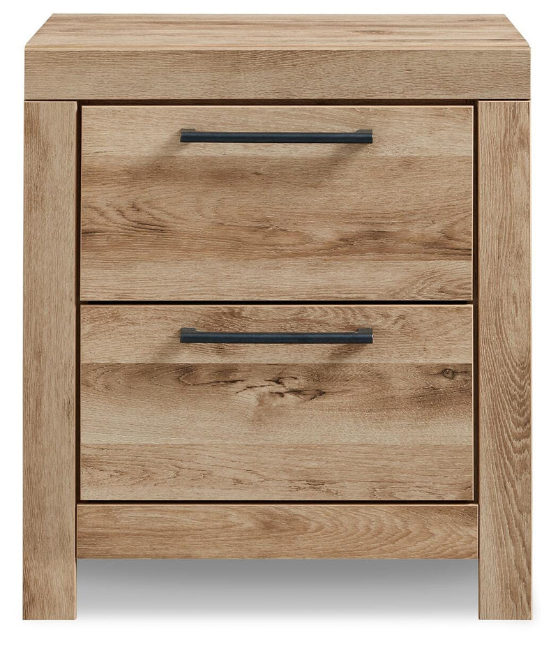 Hyanna King Panel Bed, Dresser, Mirror and 2 Nightstands