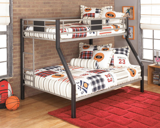Dinsmore Twin over Full Bunk Bed with Mattresses