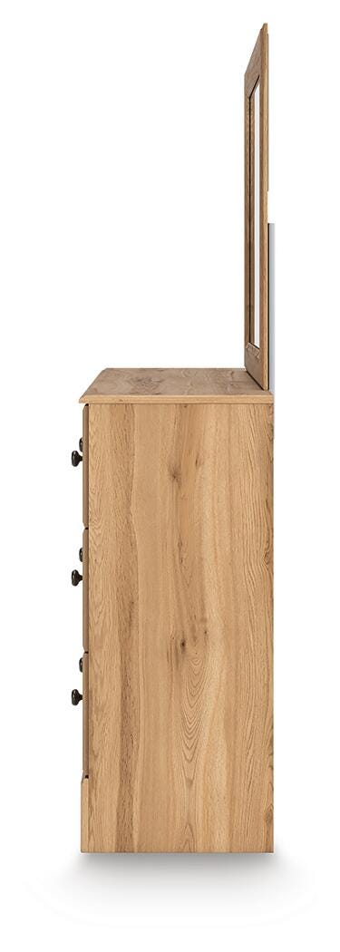 Aleaport Twin Panel Bed, Dresser and Mirror