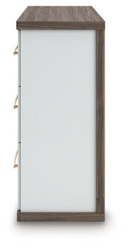Kendanport King Upholstered Bed, Dresser and Nightstand