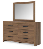 Broachmyn Twin Panel Bed, Dresser and Mirror
