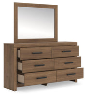 Broachmyn Full Panel Bed, Dresser and Mirror