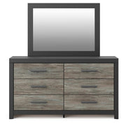 Broachmyn Twin Panel Bed, Dresser and Mirror