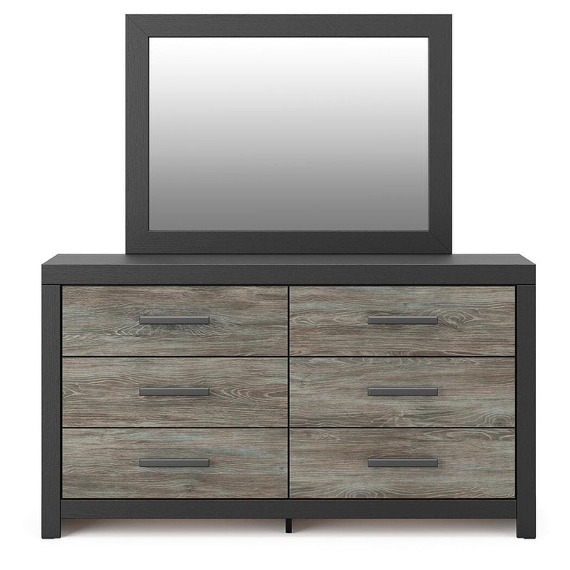 Broachmyn Full Bookcase Bed, Dresser and Mirror