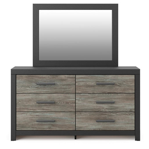 Broachmyn Full Bookcase Bed, Dresser and Mirror