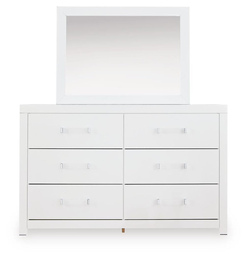 Maeling Dresser and Mirror
