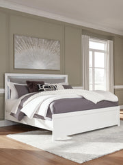 Maeling King Upholstered Panel Bed