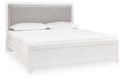 Maeling King Upholstered Panel Bed