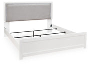 Maeling King Upholstered Panel Bed