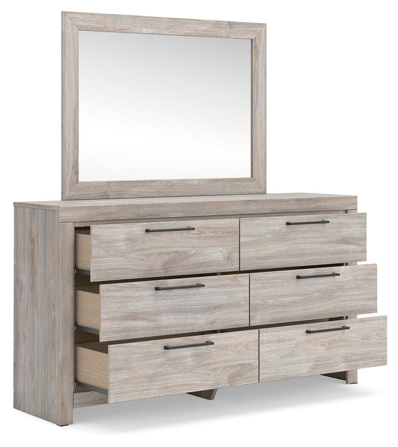 Broachmyn Twin Panel Bed, Dresser and Mirror