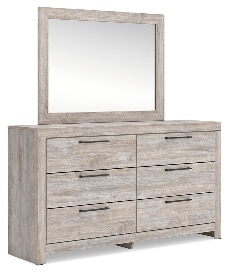 Broachmyn Full Panel Bed, Dresser and Mirror
