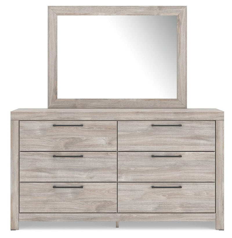 Broachmyn Full Panel Bed, Dresser and Mirror