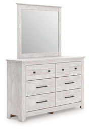 Makidern Queen Panel Storage Bed, Dresser and Mirror