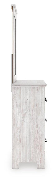 Makidern Queen Panel Bed, Dresser and Mirror
