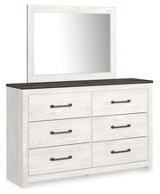 Gerridan King Panel Bed, Dresser, Mirror, Chest, and Nightstand