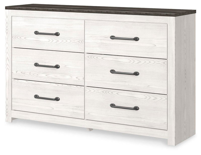 Gerridan King Panel Bed, Dresser and 2 Nightstands