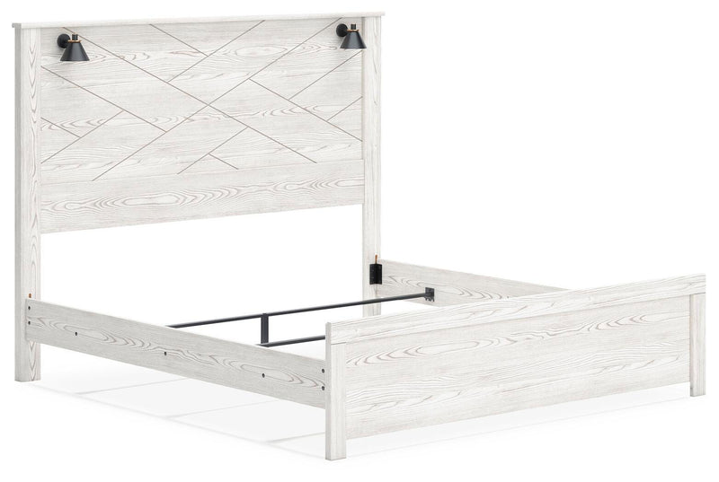Gerridan King Panel Bed, Dresser, Mirror and 2 Nightstands