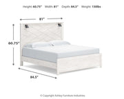 Gerridan King Panel Bed, Chest and 2 Nightstands