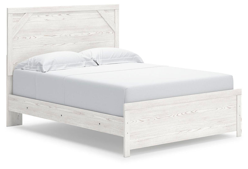 Gerridan Queen Panel Bed with Dresser and Mirror, Chest and 2 Nightstands