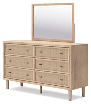 Cielden Twin Panel Bed, Dresser and Mirror
