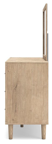 Cielden Twin Panel Bed, Dresser and Mirror