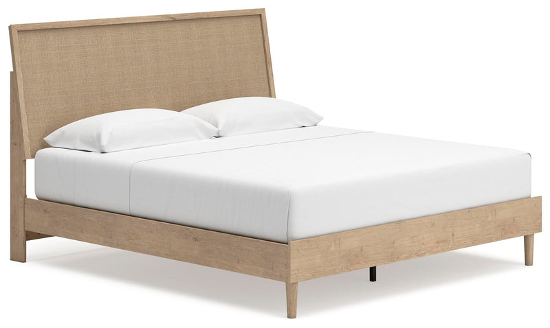 Cielden King Panel Bed, Dresser and Nightstand