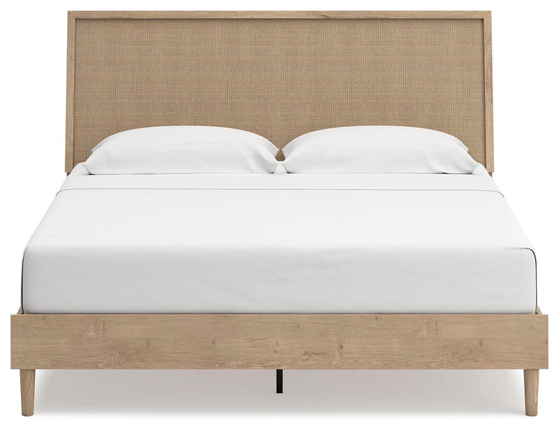 Cielden King Panel Bed, Dresser and Nightstand