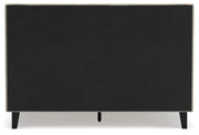 Cielden Queen Upholstered Bed, Dresser and 2 Nightstands