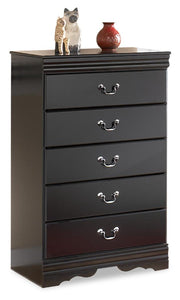 Huey Vineyard Full Sleigh Headboard, Chest and Nightstand