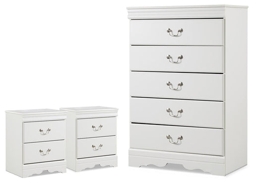 Anarasia Chest and 2 Nightstands