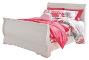 Anarasia Full Sleigh Bed with Dresser and Mirror