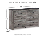 Bronyan Queen Panel Bed and Dresser