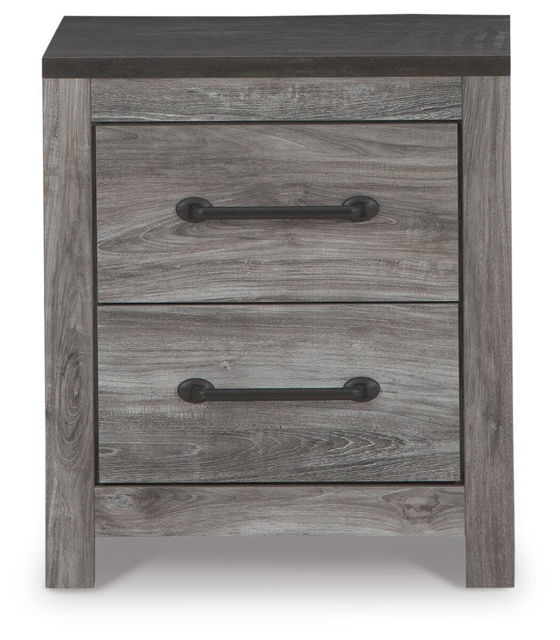 Bronyan King Panel Bed, Dresser, Mirror and Nightstand